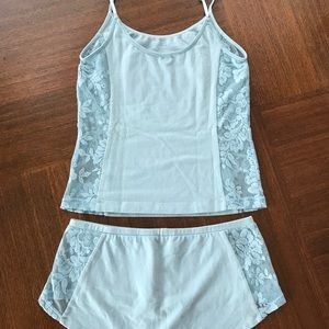 Victoria’s Secret Lace Cami Pajama Set Size Small